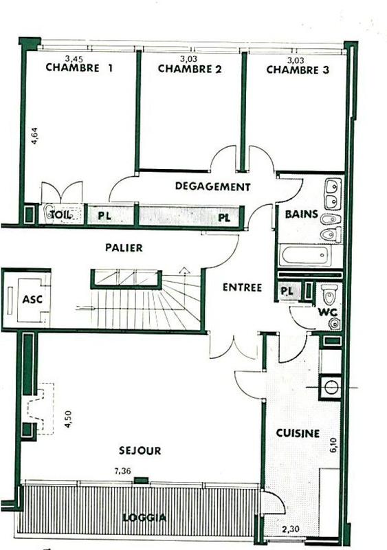 Appartement - 106 m² - 4 pièces