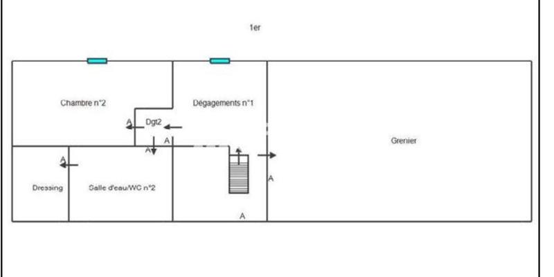 Maison - 93 m² - 3 pièces