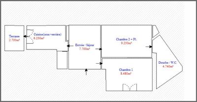Local commercial - 37 m² - 3 pièces