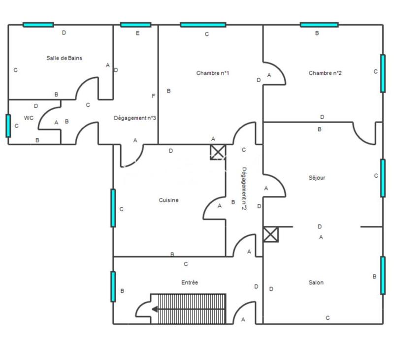 Maison de maîtres - 164 m² - 8 pièces