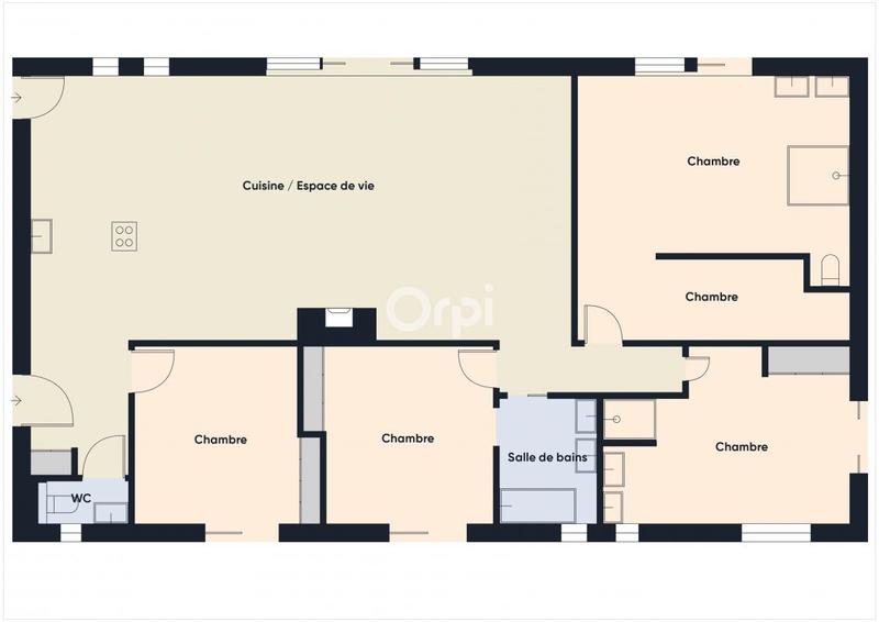 Maison - 180 m² - 5 pièces