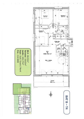 Appartement - 84 m² - 4 pièces