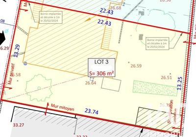 Terrain - 306 m²