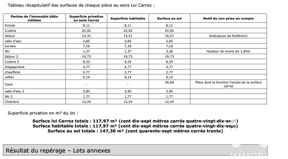 Maison - 118 m² - 4 pièces