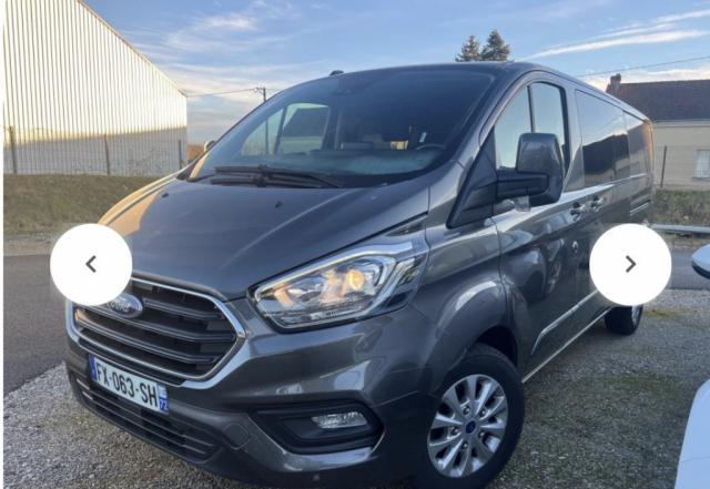Ford Transit Custom Cabine Approfondie Ca 320 L2h1 2.0 Ecoblue 170 Bva Limited