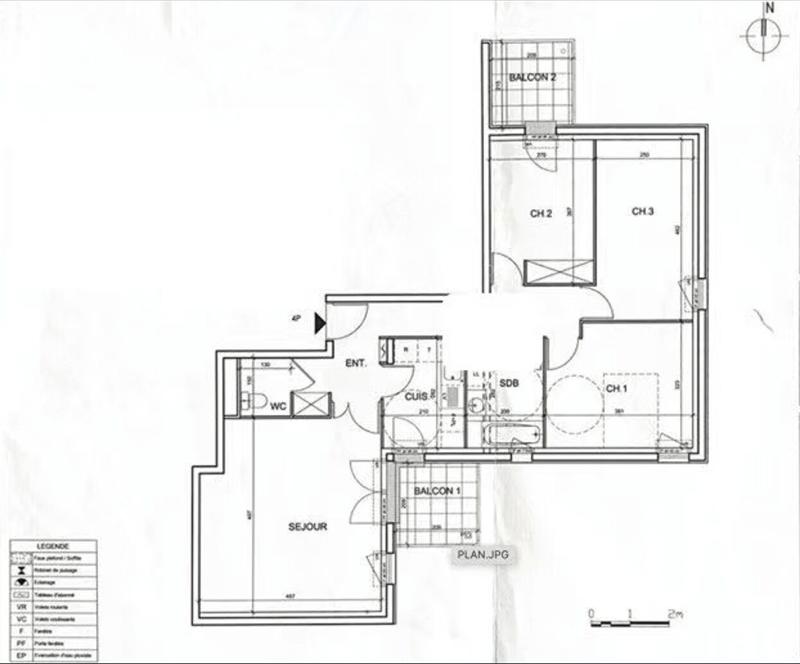 Appartement - 80 m² - 4 pièces
