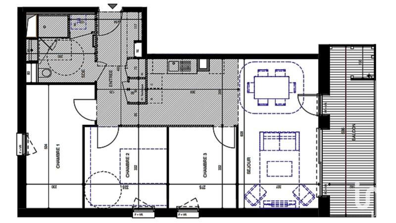 Appartement - 77 m² - 4 pièces