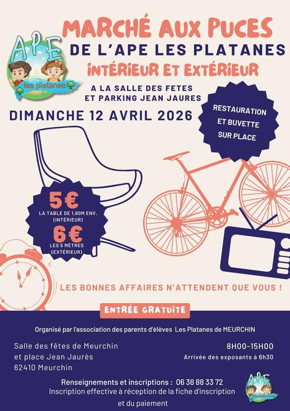 Marché aux puces de l'ape les platanes