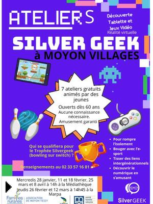 Ateliers seniors "s'amuser avec le numérique"