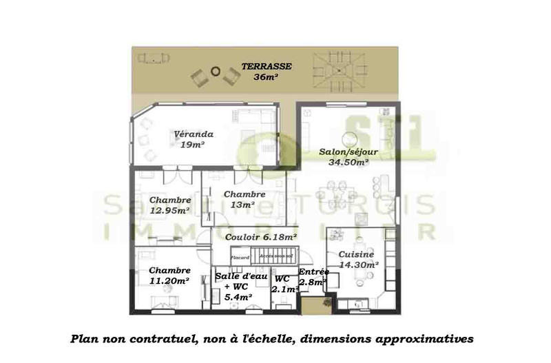 Maison - 118 m² - 5 pièces