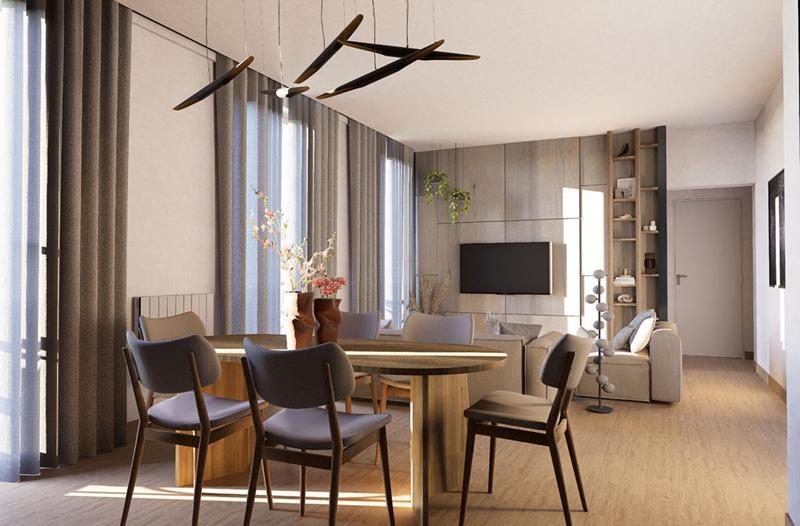 Appartement - 63 m² - 3 pièces