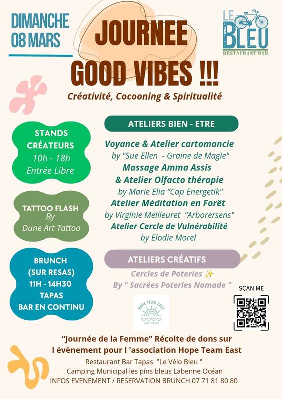 Journée Good Vibes au Vélo Bleu