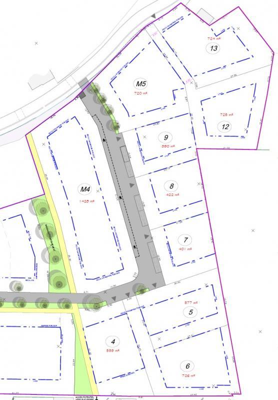 Terrain de lotissements - 390 m²