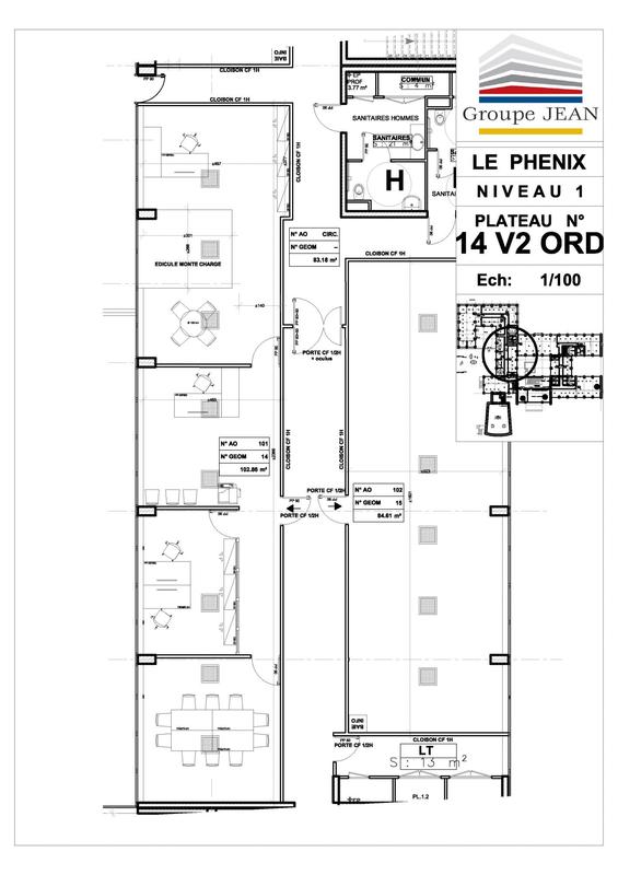 Bureau - 102 m²