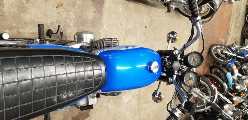 Kawasaki H2 750 kawasaki bleu 0750 687