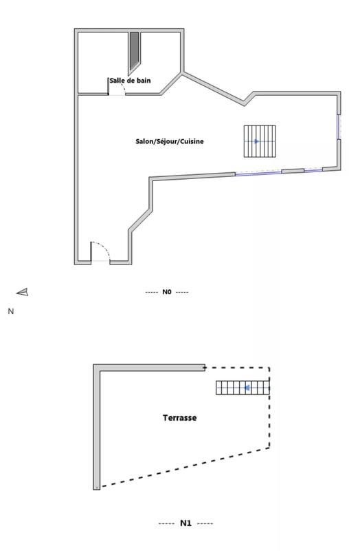 Appartement - 29 m² - 1 pièce