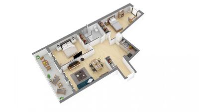 Appartement - 66 m² - 3 pièces