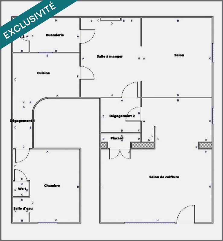 Local commercial - 80 m² - 4 pièces