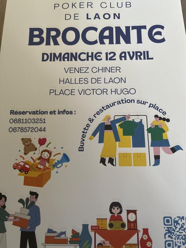 Brocante du poker club laonnois
