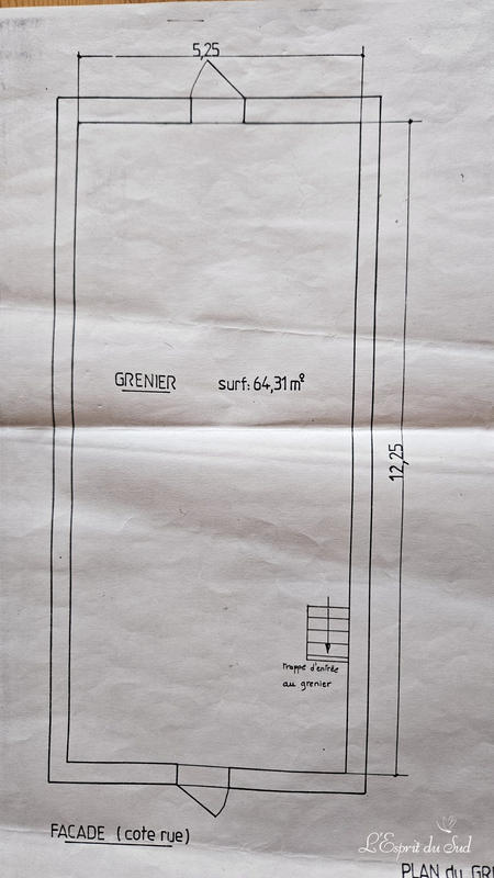 Maison ancienne - 112 m² - 3 pièces