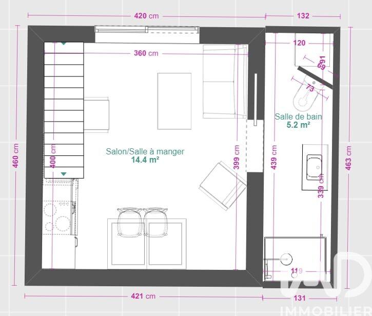 Maison - 127 m² - 8 pièces