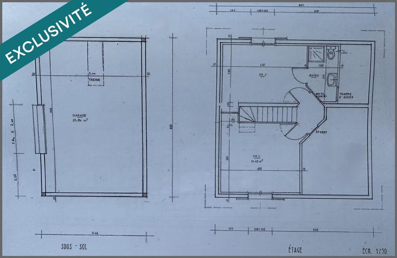 Maison - 130 m² - 5 pièces