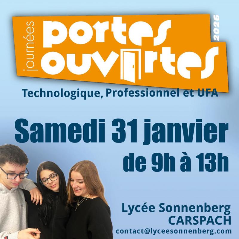 Journée portes ouvertes au lycée Sonnenberg