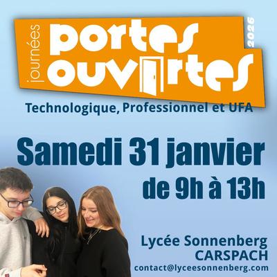 Journée portes ouvertes au lycée Sonnenberg
