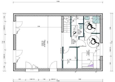 Maison traditionnelle - 106 m² - 5 pièces