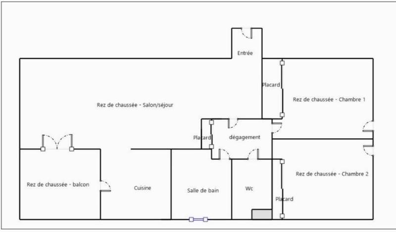 Appartement - 68 m² - 3 pièces