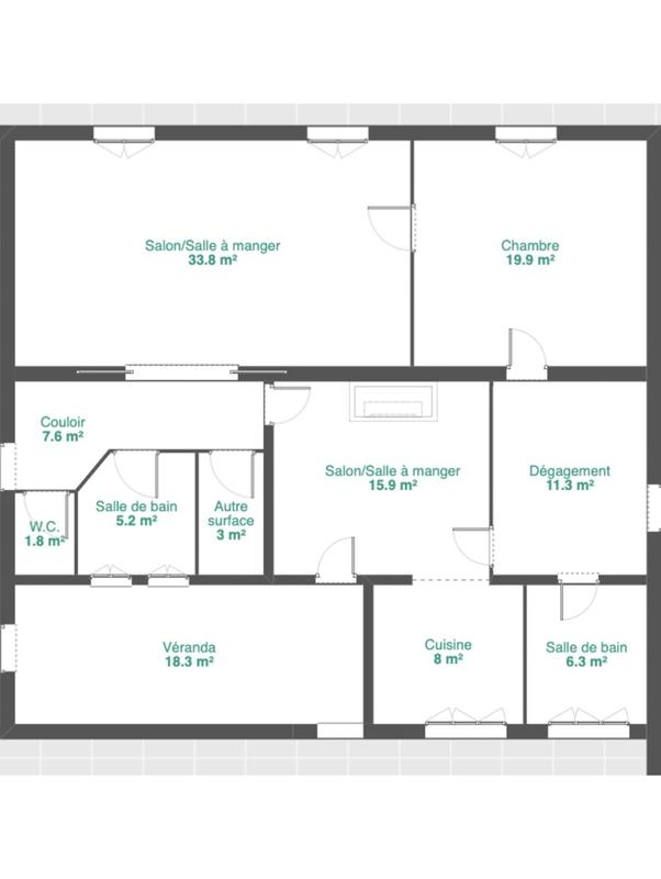 Maison - 115 m² - 4 pièces