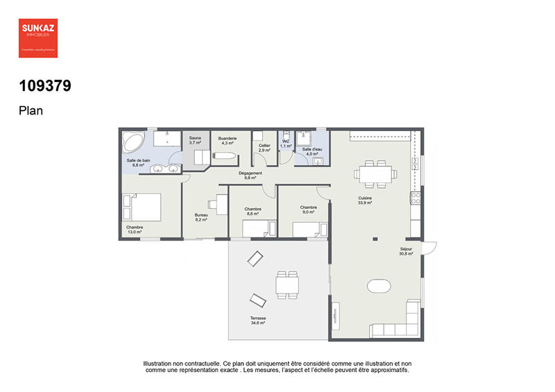 Maison - 120 m² - 5 pièces