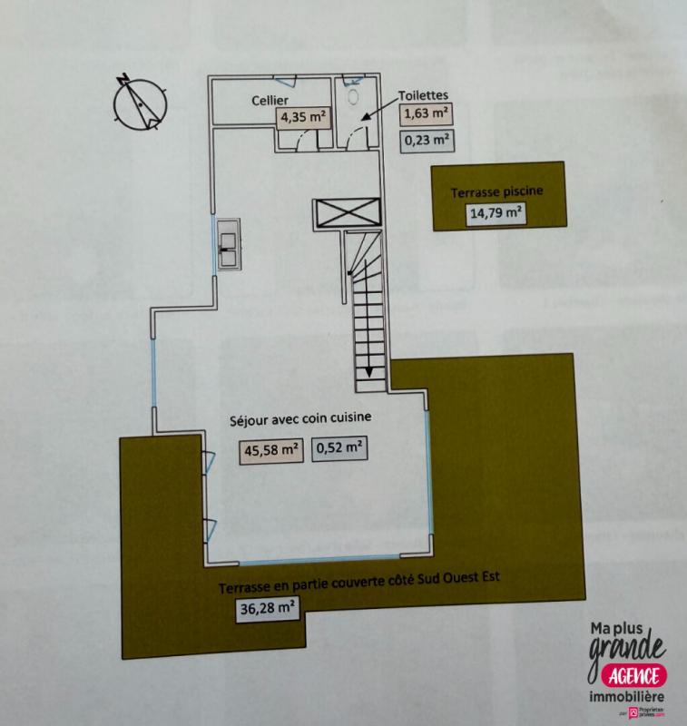 Maison - 105 m² - 4 pièces