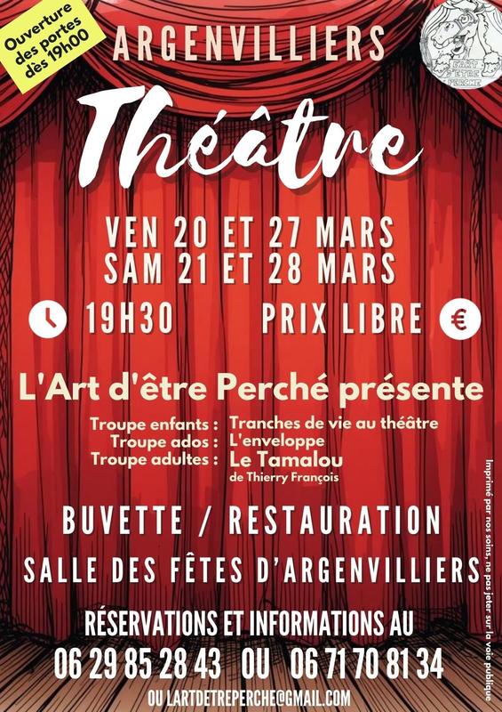 Théâtre - 4 soirées au programme