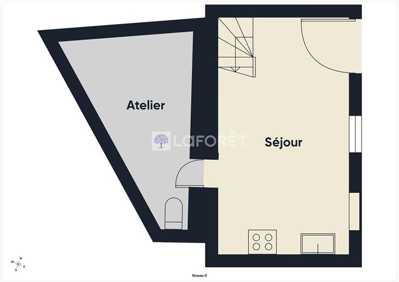 Maison - 30 m² - 3 pièces