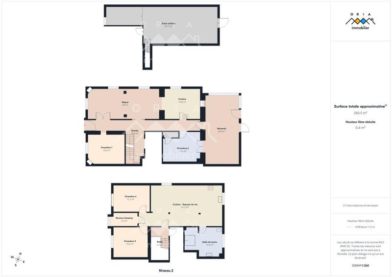 Maison - 186 m² - 7 pièces