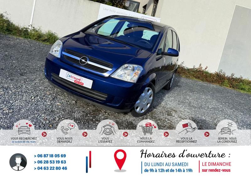 Opel Meriva 1.4 I 16v 90cv Twinport * 153000km*Moteur à Chaine*Ct Révision Ok*Pneus m+s*Véhicule Sous Garantie*100 Points de Contrôles*CarteGrise Moitié prix (Véhicule plus 10 ans)*Climatisation*Fixation Isofix*Autoradio Bluetooth Prise aux Usb