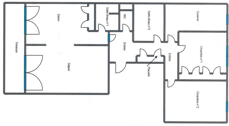 Appartement - 84 m² - 4 pièces