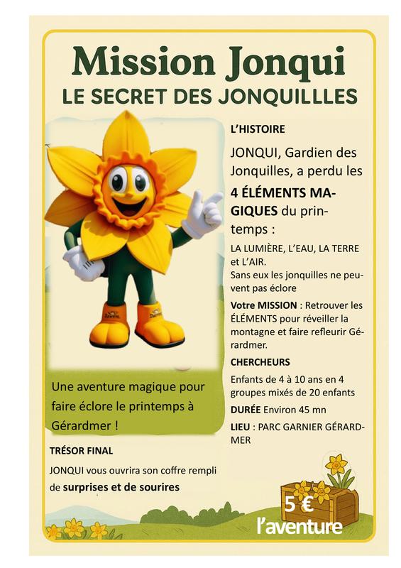 Jeu de piste - le secret des jonquilles
