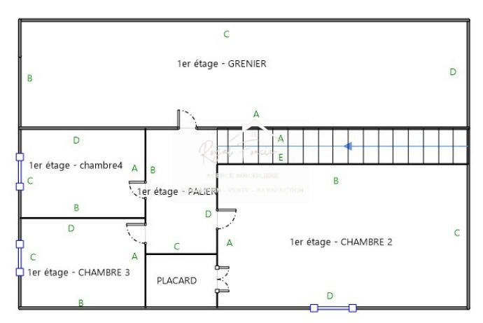 Maison ancienne - 101 m² - 5 pièces