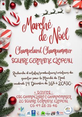 Marché de Noël Champommier Champclairot à Niort