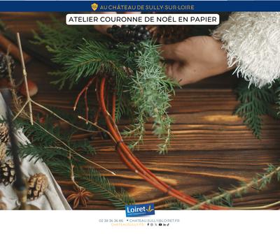 Atelier « Couronne de Noël en papier »
