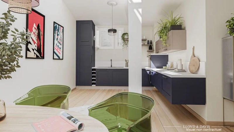 Appartement - 65 m² - 3 pièces