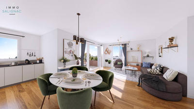 Appartement - 43 m² - 2 pièces