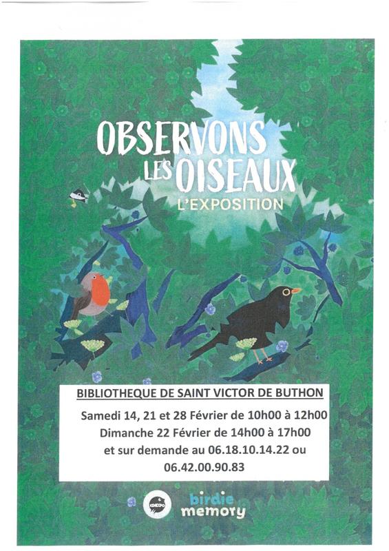 Exposition Observons les oiseaux