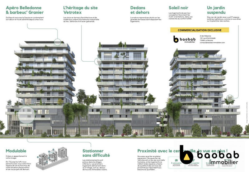 Appartement - 49 m² - 2 pièces