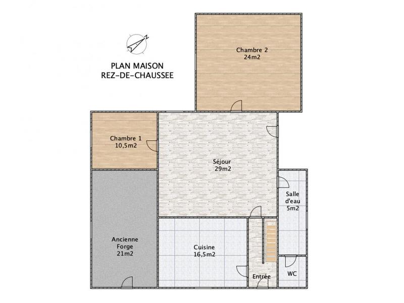 Maison - 121 m² - 5 pièces
