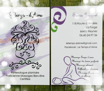 Le Temps-d'Aime: Massages &amp; réflexologie plantaire