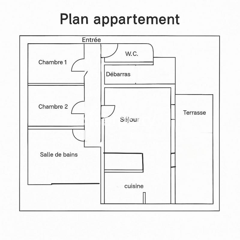 Appartement - 67 m² - 3 pièces