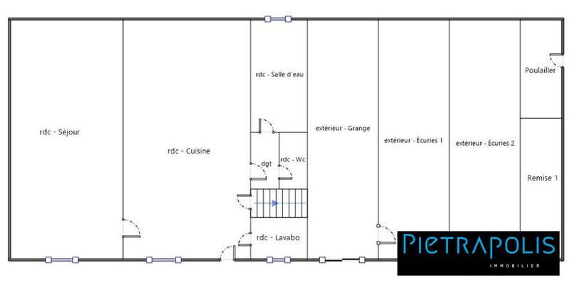 Maison ancienne - 100 m² - 4 pièces